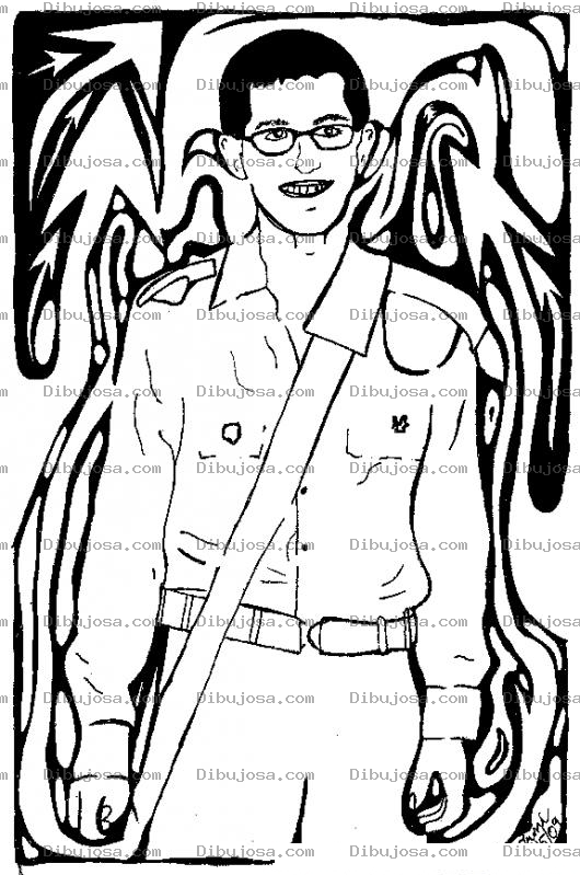 Dibujo para colorear Gilad Shalit Para Pintar Y Colorear
