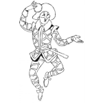 Dibujo para colorear Dibujo De Alerquin Para Pintar Y Colorear