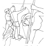 Dibujo para colorear Dibujo De Mineros Trabajando Para Colorear
