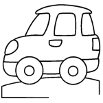 Dibujo para colorear Dibujo De Carrito Chiquito Para Pintar Y Colorear