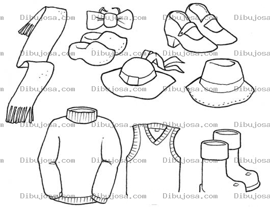 Dibujo para colorear Dibujo De Ropa Para Colorear