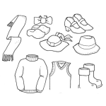 Dibujo para colorear Dibujo De Ropa Para Colorear