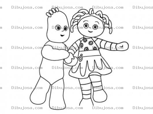 Dibujo para colorear Colorear Munecos De Trapo