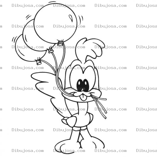 Dibujo para colorear Correcaminos Bebe Para Pintar Y Colorear