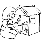 Dibujo para colorear Colorear Casita De Munecas