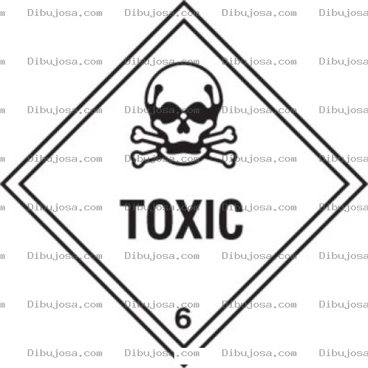 Dibujo para colorear Colorear Senal O Cartel De Prevencion Toxica