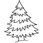 Dibujo para colorear El Arbol Nacional De Honduras Para Colorear Dibujo Del Pino Arbolnacionaldehonduras