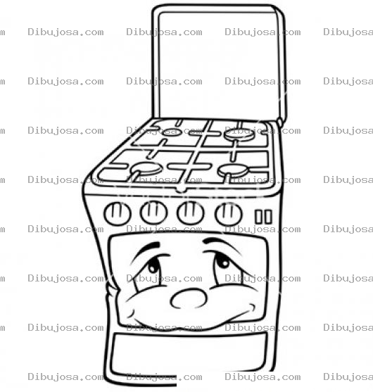 Dibujo para colorear Colorear Estufa Dibujo De Ninos Tocando La Estufa Para Colorear