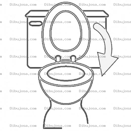 Dibujo para colorear Por Favor Cerrar La Tapa Del Inodoro Dibujo Para Pintar Y Colorear Rotulo Para Solicitar Que Dejen La Tapadera Del Bano Cerrada