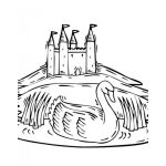 Dibujo para colorear Castillo Para Colorear