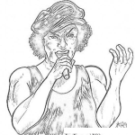 Dibujo para colorear Dibujo De Brian Johnson Para Pintar Y Colorear A Brianjohnson Bryan Jonson