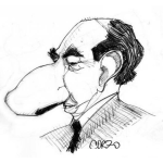 Dibujo para colorear Dibujo De Hombre Narigon Para Colorear Nariz Grande Narizon Cirano De Beryerac