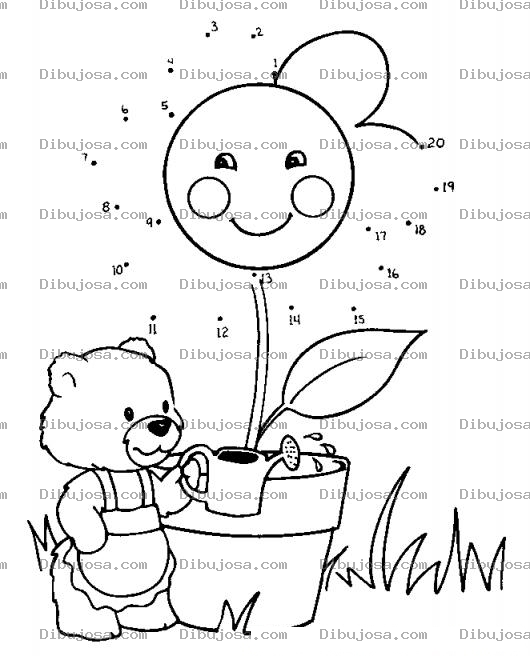 Dibujo para colorear Dibujos Para Unir Con Puntos