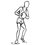 Dibujo para colorear Jugador De Basquetbol Para Colorear