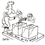 Dibujo para colorear Dibujo De Fraude Electoral En Votos Para Colorear Fraude En Las Votaciones