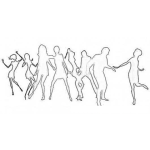 Dibujo para colorear Colorear Gente Bailando