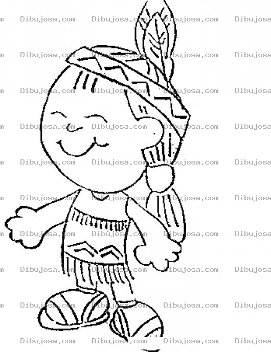 Dibujo para colorear Indito Contento Para Colorear