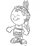Dibujo para colorear Indito Contento Para Colorear
