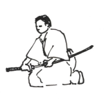 Dibujo para colorear Dibujo De Samurai Con Sable Para Colorear