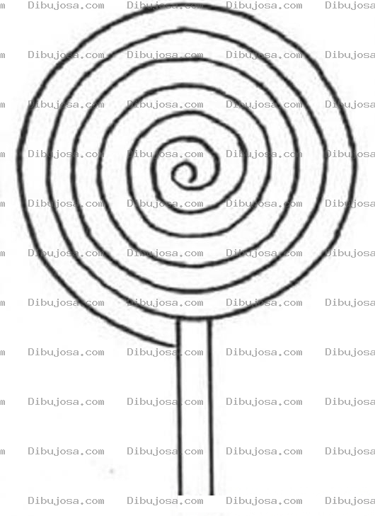 Dibujo para colorear Dibujo De Una Paleta Para Colorear
