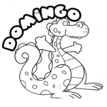 Dibujo para colorear Dibujo Del Dia Domingo Para Colorear