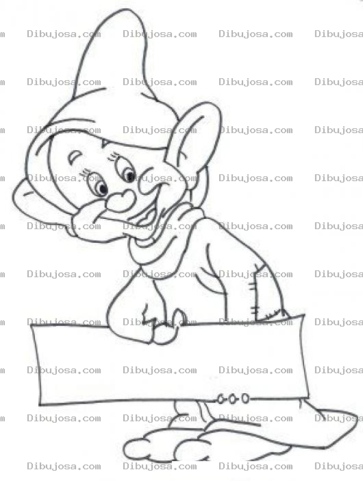 Dibujo para colorear Dibujo De Tontin Con Cartel Para Colorear Y Pintar