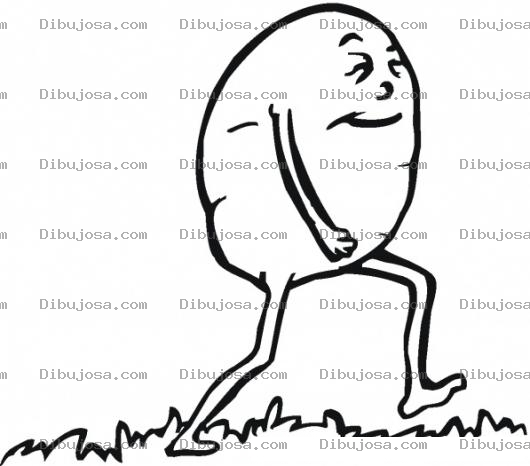 Dibujo para colorear Dibujo De Papa Caminando Para Colorear