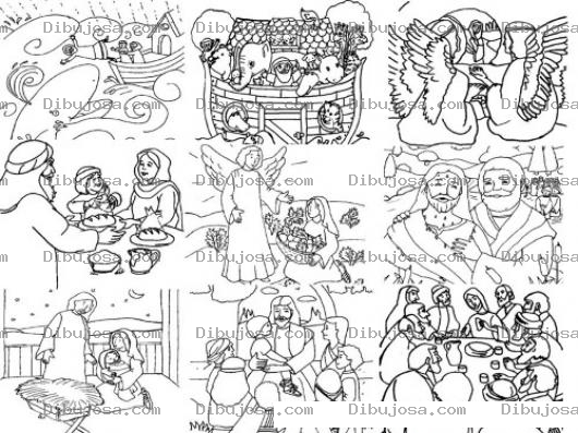 Dibujo para colorear Dibujo De Las Plagas De Egipto Para Pintar Y Colorear Dibujos De La Biblia Biblicos