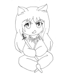 Dibujo para colorear Dibujo De Inyasha Para Pintar Y Colorear