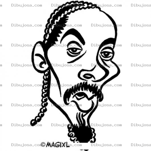 Dibujo para colorear Snoop Dogy Dog Para Pintar Y Colorear A Snup Dogy Gog