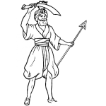 Dibujo para colorear Colorear Caliman