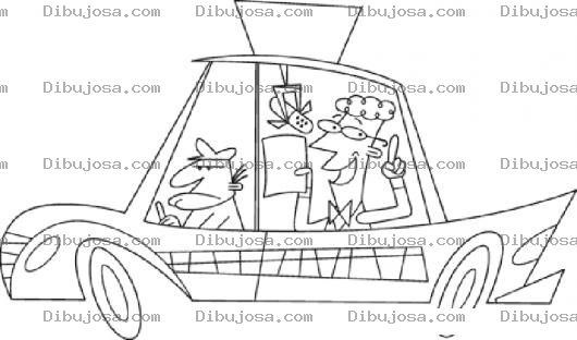 Dibujo para colorear Colorear Locutor Con Choffer