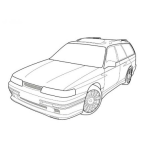 Dibujo para colorear Carro Con Sunroof Para Colorear