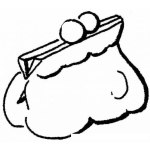 Dibujo para colorear Cartera De Mujer Para Pintar Y Colorear