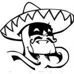 Dibujo para colorear Dibujo De Batman Mexicano Para Pintar Y Colorear