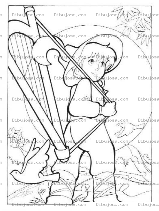 Dibujo para colorear Remi El Nino De Nadie Para Pintar Y Colorear