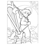 Dibujo para colorear Remi El Nino De Nadie Para Pintar Y Colorear