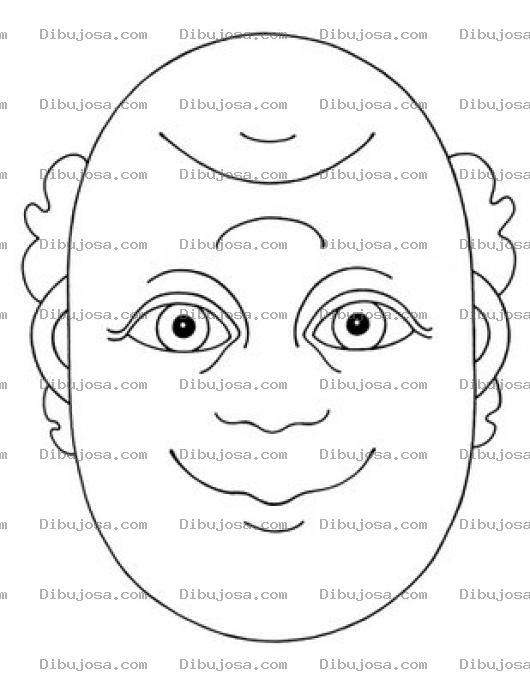 Dibujo para colorear Dibujo De Hombre Feliz O Triste Al Darle La Vuelta Para Pintar Y Colorear