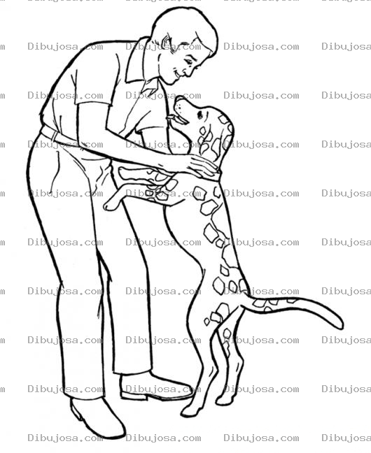 Dibujo para colorear Colorear Al Mejor Amigo Del Hombre