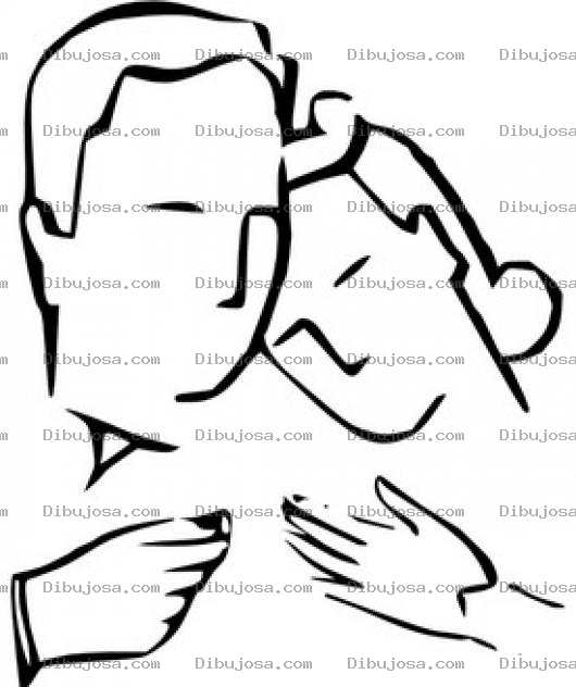 Dibujo para colorear Esposos Enamorados Para Pintar Y Colorear Pareja De Esposos Que Se Aman