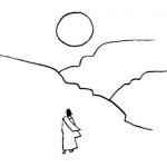 Dibujo para colorear Dibujo De Desierto Arido Para Pintar Y Colorear