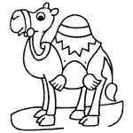 Dibujo para colorear Dibujo De Camellito Para Colorear