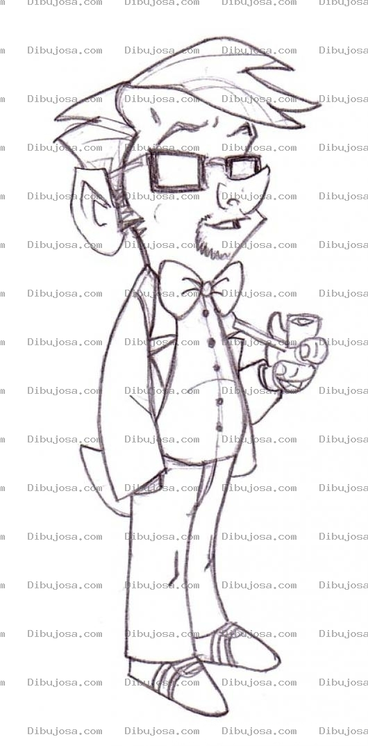 Dibujo para colorear Joven Rico Para Pintar Y Colorear