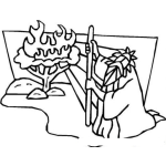 Dibujo para colorear Dibujo Biblico De Abraham Para Colorear
