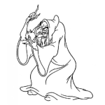 Dibujo para colorear Bruja De Blancanieves Para Colorear