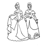 Dibujo para colorear Dibujo De Princesas Para Colorear