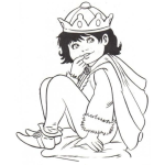 Dibujo para colorear Nino Principe Para Pintar Y Colorear