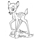 Dibujo para colorear Dibujo De Banbi Para Pintar Y Colorear