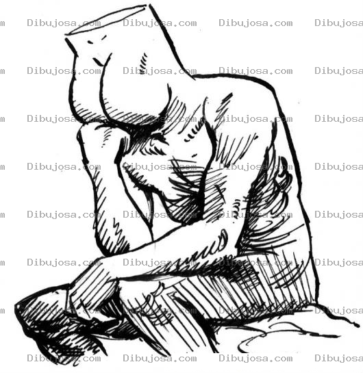 Dibujo para colorear Pensando Con El Trasero Dibujo De Nalgas Pensantes Para Pintar Y Colorear
