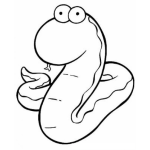 Dibujo para colorear Dibujo De Culebron Para Pintar Y Colorear
